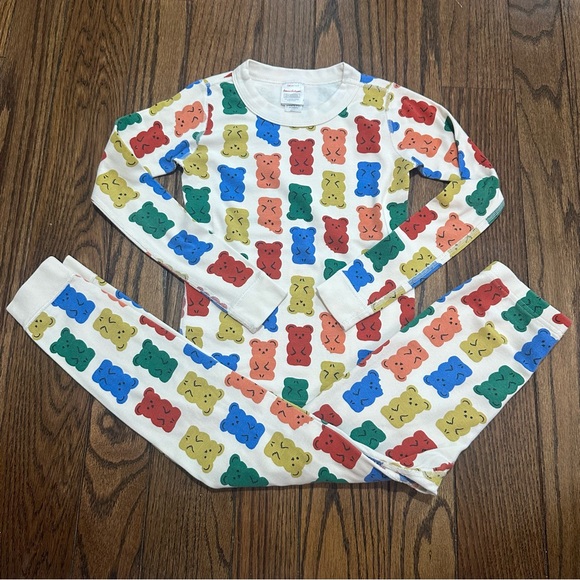 Hanna Andersson gummy bear pajama pant set- Size 8 - Picture 1 of 6